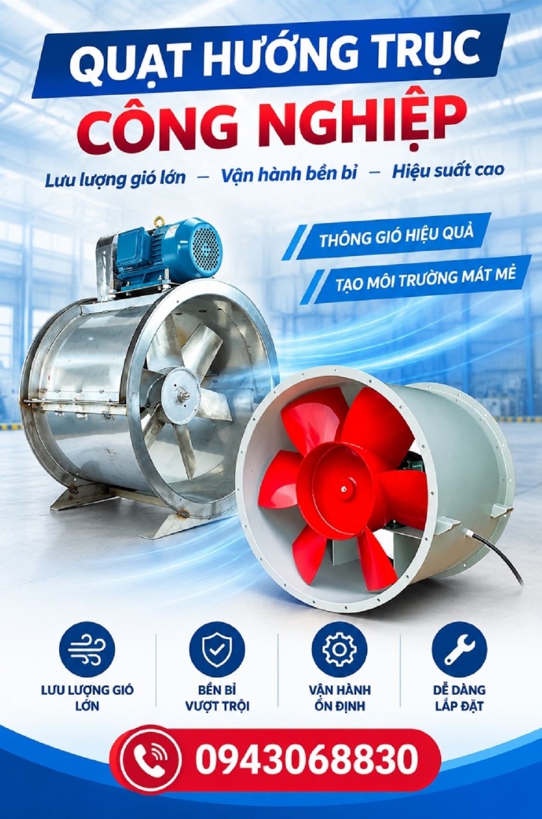 Quạt Hút Công Nghiệp