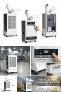 Điều hoà mát điểm ND 9000