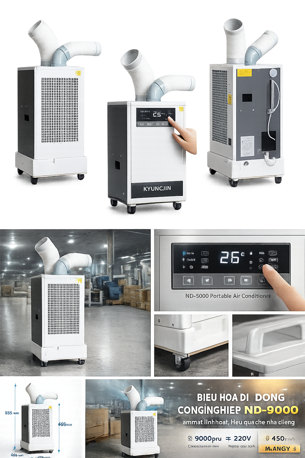 Điều hoà mát điểm ND 9000